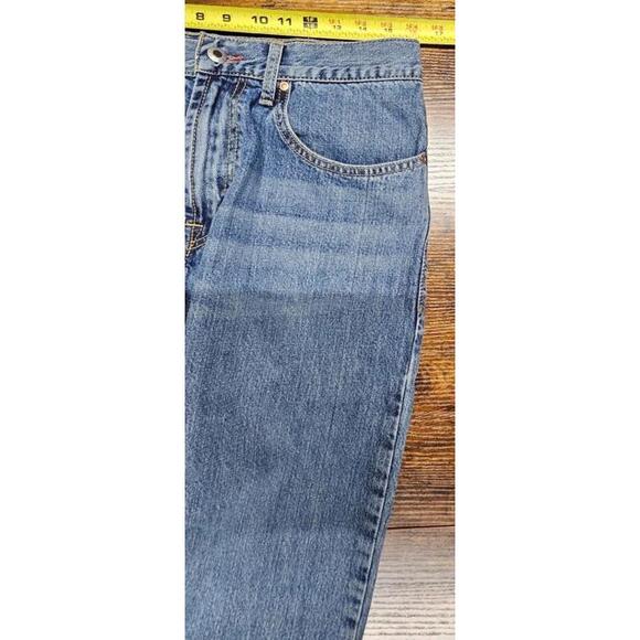 Cinch Up Mens White Label Straight Jeans Blue Medium Wash Denim Size 33x34 - Picture 4 of 6